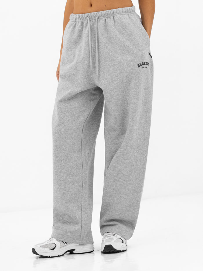 Heritage Wide Leg Sweatpants - Marl Grey