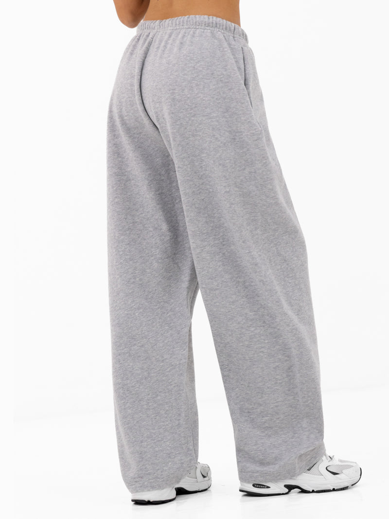 Heritage Wide Leg Sweatpants - Marl Grey