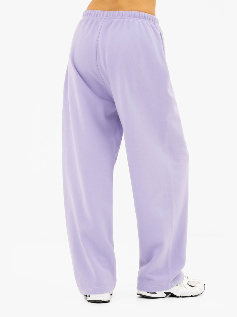 Heritage Wide Leg Sweatpants - Lilac
