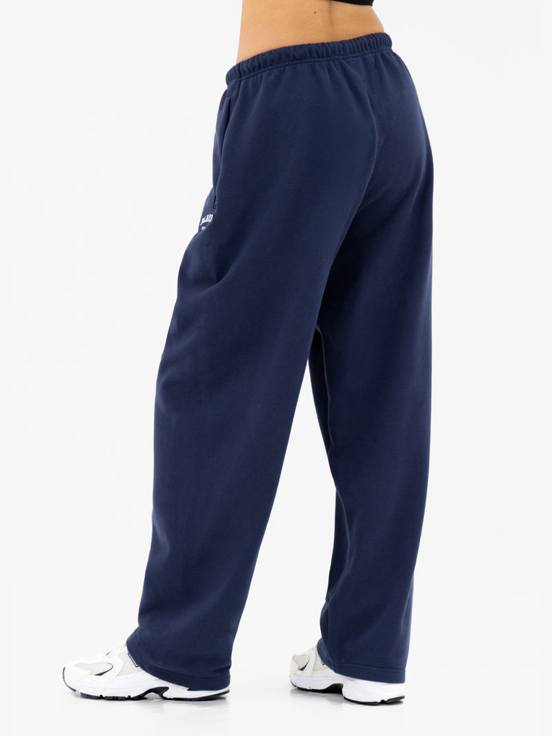 Heritage Wide Leg Sweatpants - True Navy