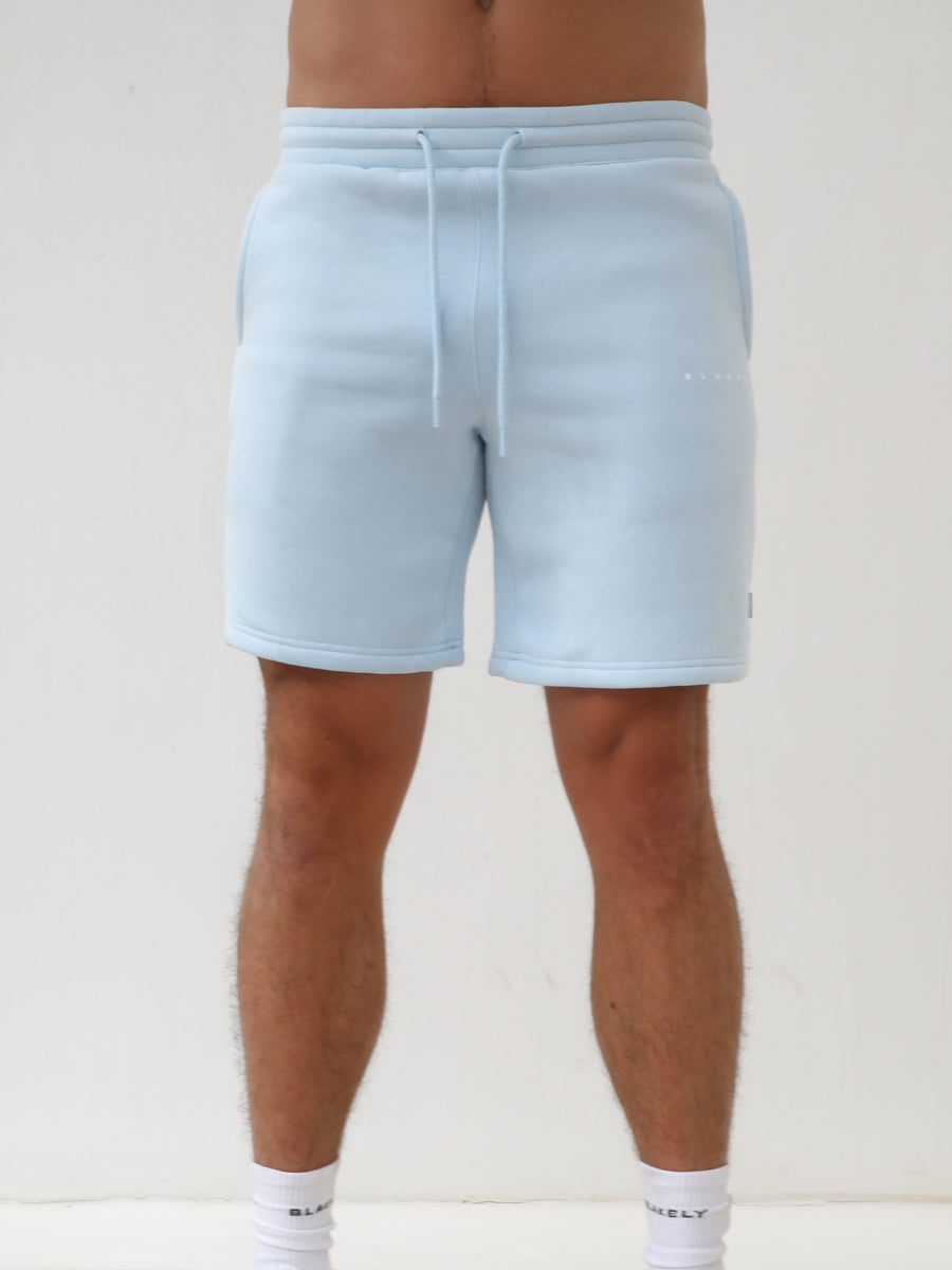 Evolved Jogger Shorts - Light Blue