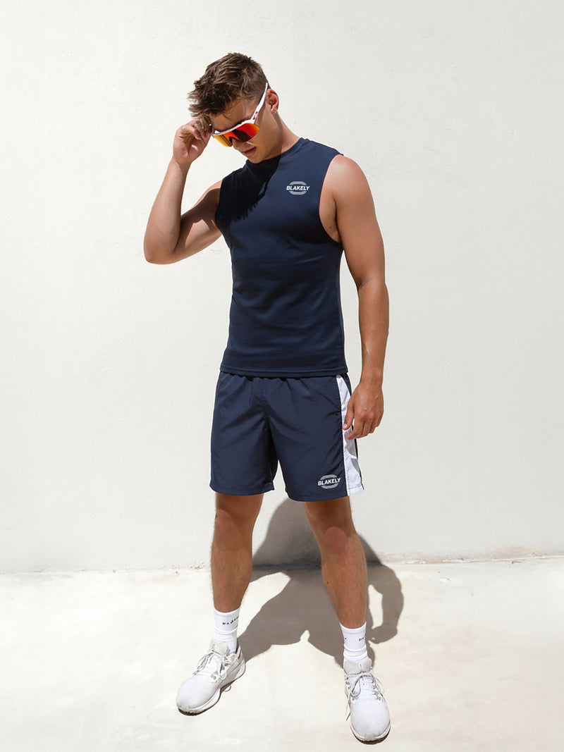 Track Active Shorts - True Navy