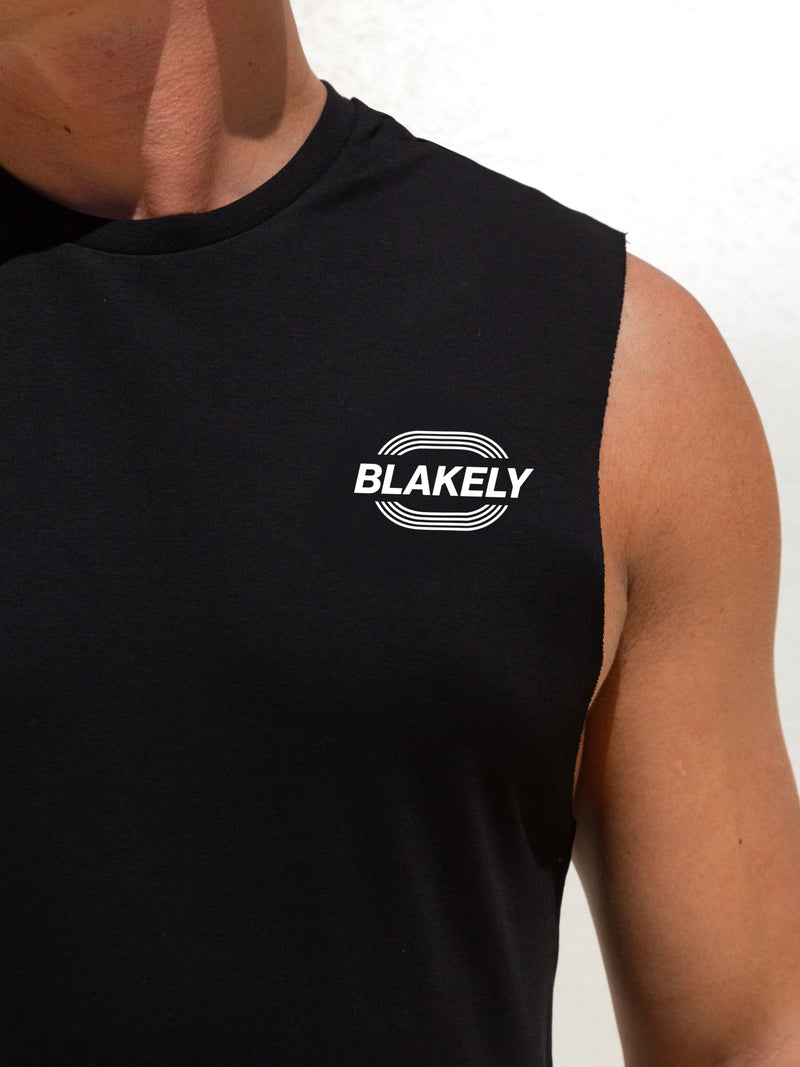 Track Active Vest Top - Schwarz