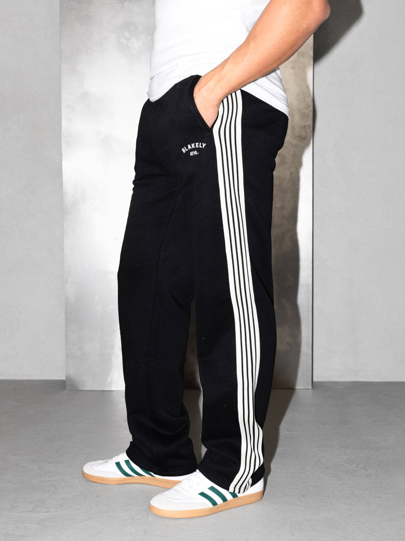 Zayd Wide Leg sweatpants - Schwarz