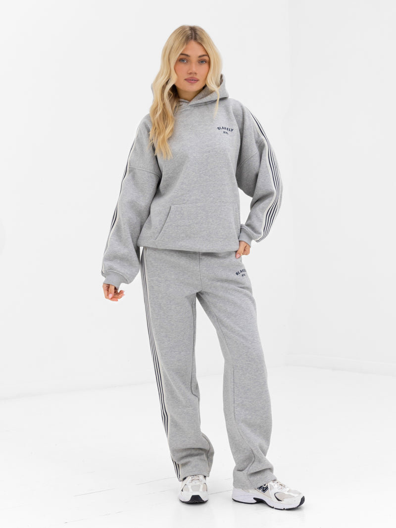 Immani Wide Leg Sweatpants - Mergelgrau