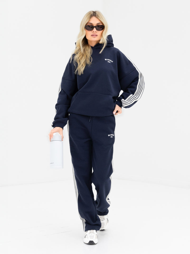 Immani Wide Leg Sweatpants - Tiefe Marine