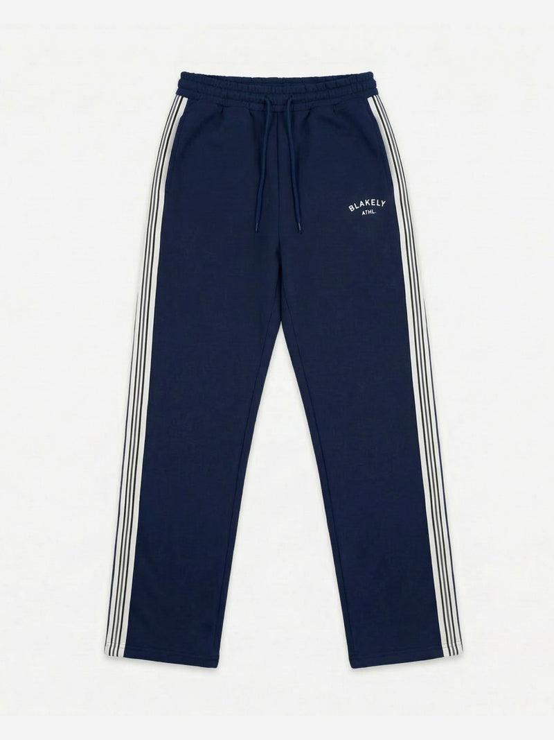 Zayd Wide Leg sweatpants - Tiefe Marine