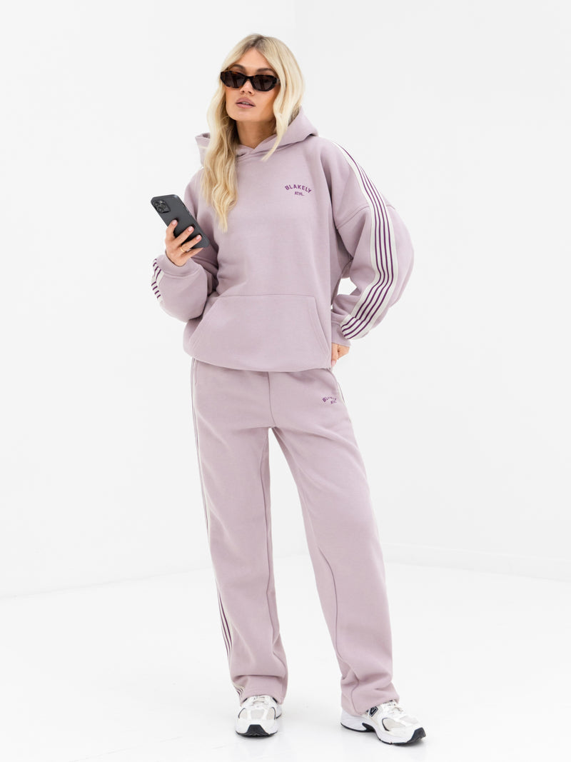 Immani Wide Leg Sweatpants - Dusty Lilac