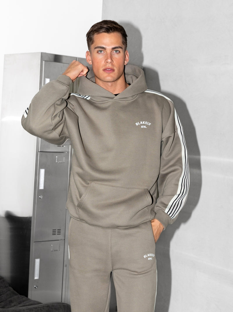 Zayd Wide Leg sweatpants - Safarigrün