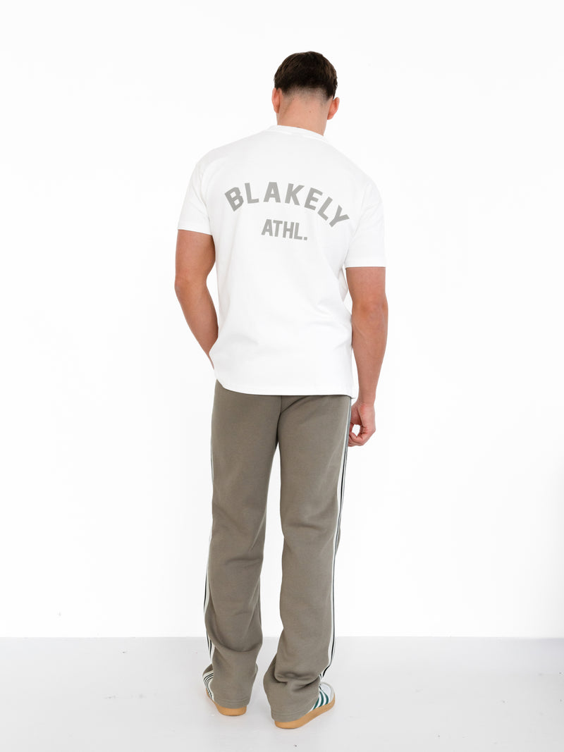 Zayd Wide Leg Sweatpants - Safari Green