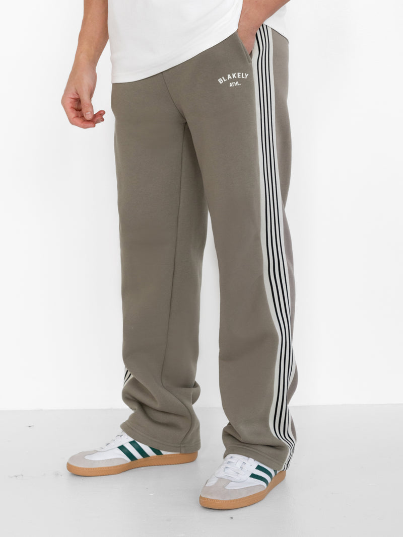 Zayd Wide Leg Sweatpants - Safari Green