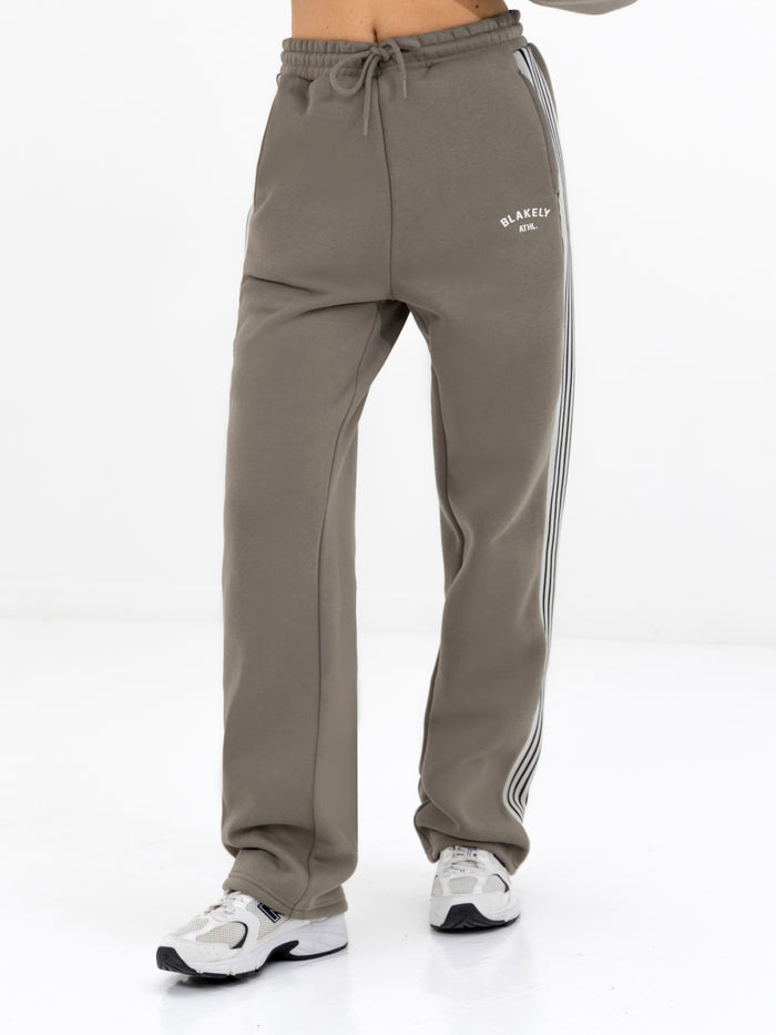 Immani Wide Leg Sweatpants - Safarigrün