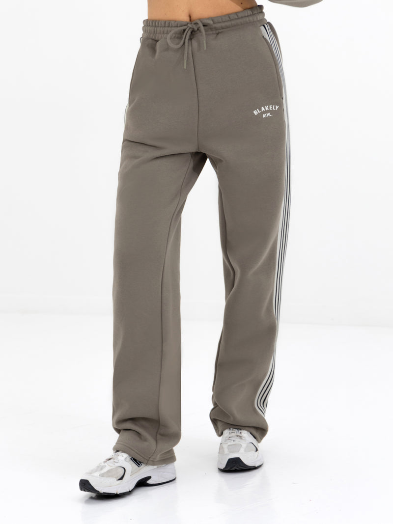 Immani Wide Leg Sweatpants - Safarigrün