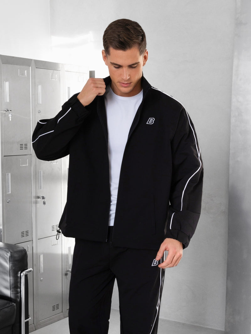 Blakely Track Jacket - Black