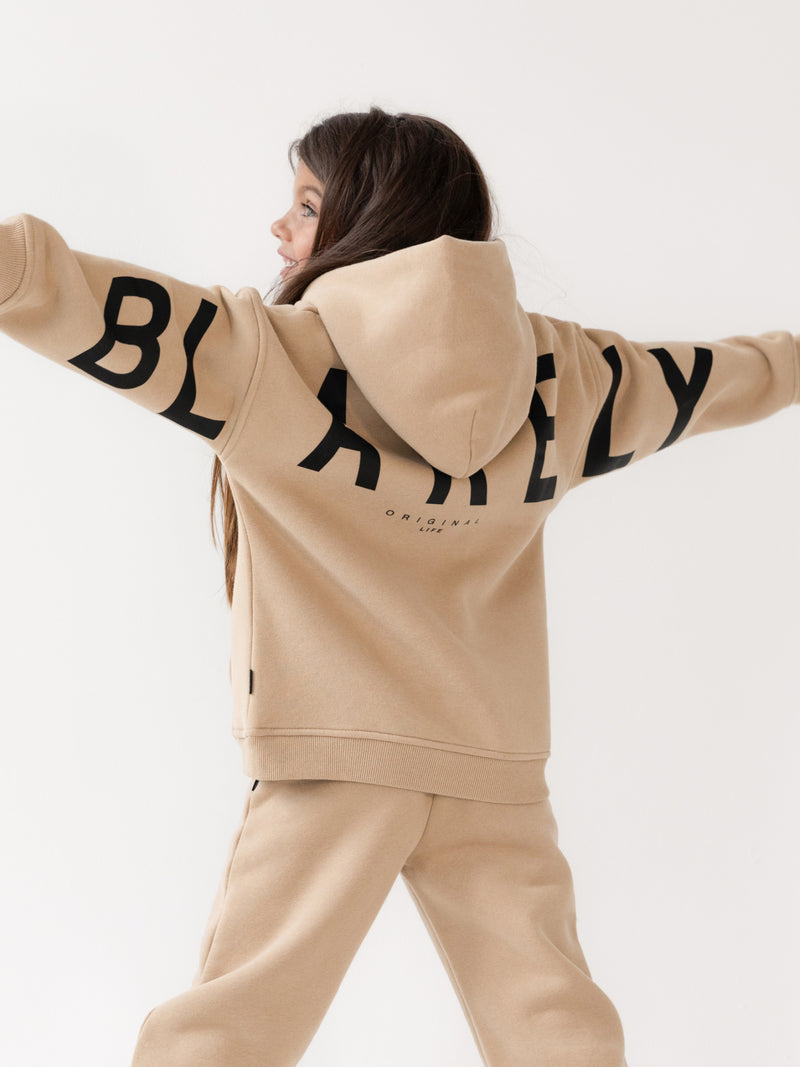 Mini Blakely Hoodie - Hellbraun