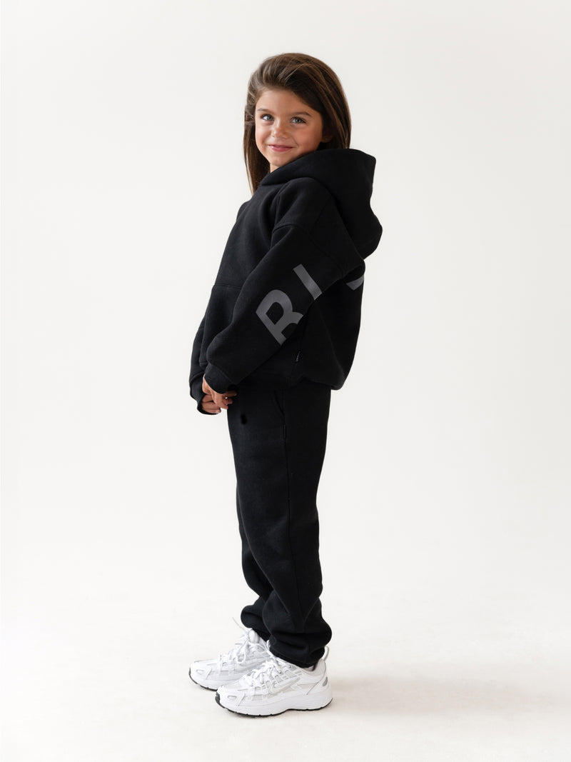 Mini Blakely Hoodie - Schwarz in verschiedenen Nuancen
