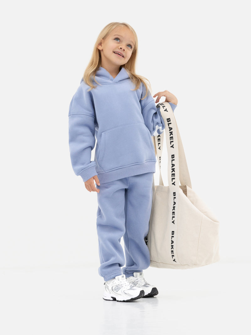 Mini Blakely Hoodie - Granitblau