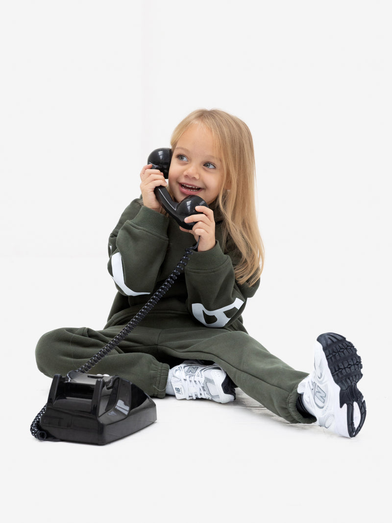 Mini Blakely Hoodie - Khakigrün