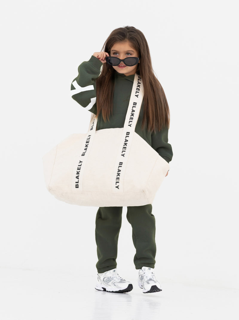 Mini Blakely Hoodie - Khakigrün