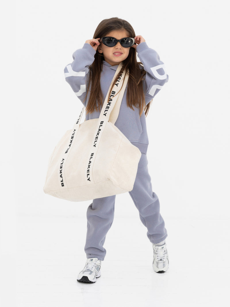 Mini Blakely Hoodie - Blasses Flieder