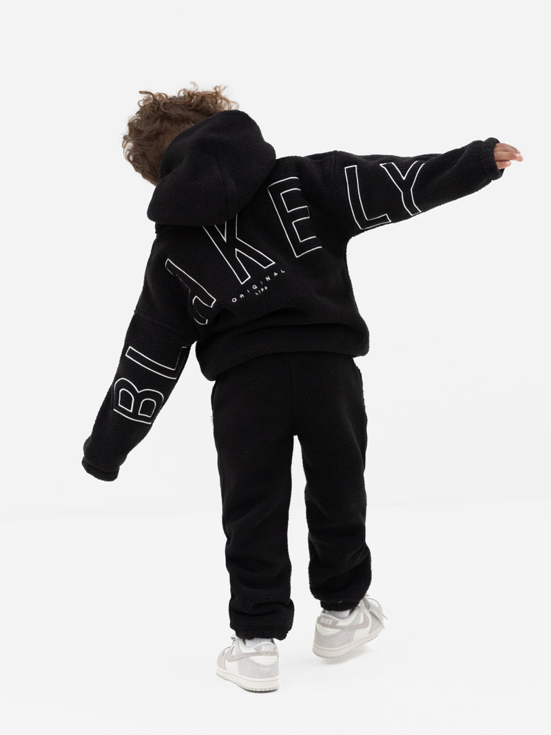Mini Blakely Borg Sweatpants - Black