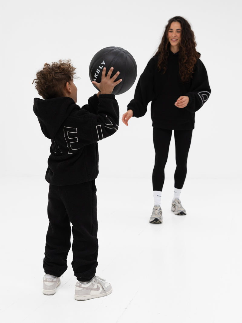 Mini Blakely Borg Sweatpants - Black
