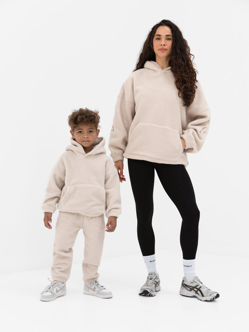 Mini Blakely Borg Sweatpants - Tan