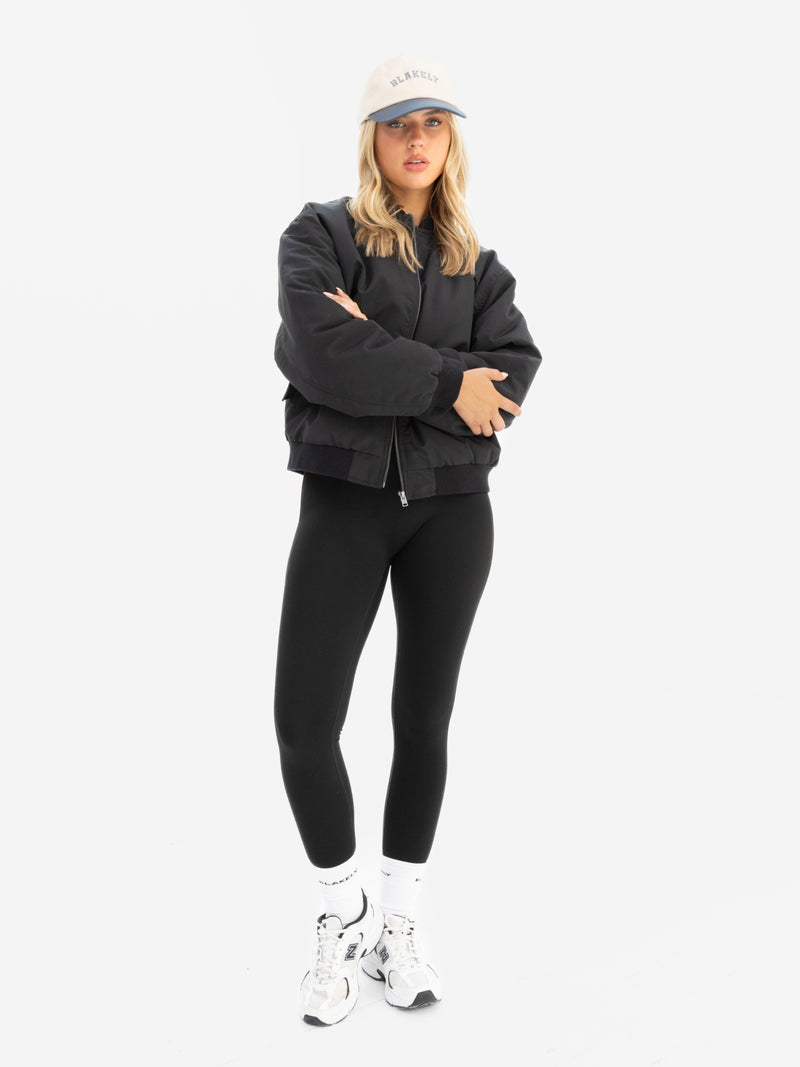 Dakota Bomber Jacket - Schwarz