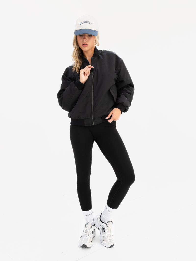 Dakota Bomber Jacket - Schwarz