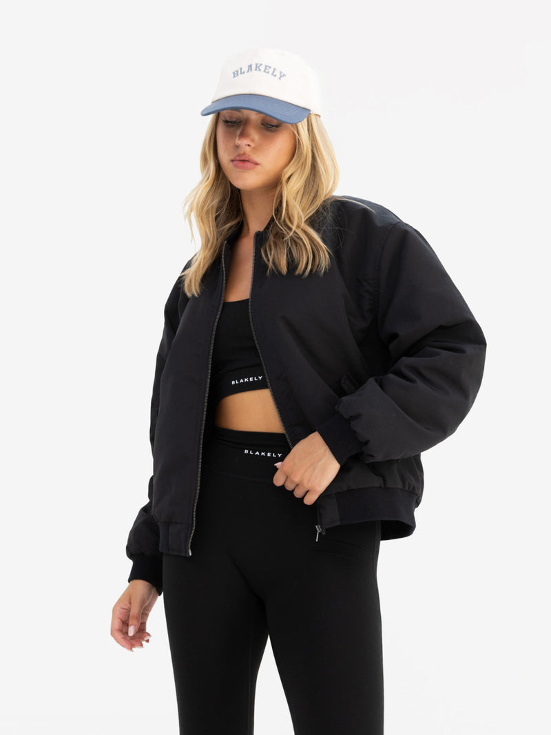 Dakota Bomber Jacket - Schwarz