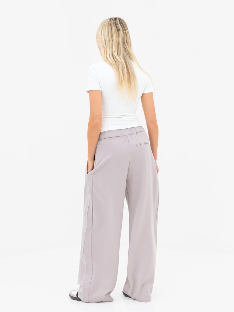Kady Cross Over Trousers - Pebble