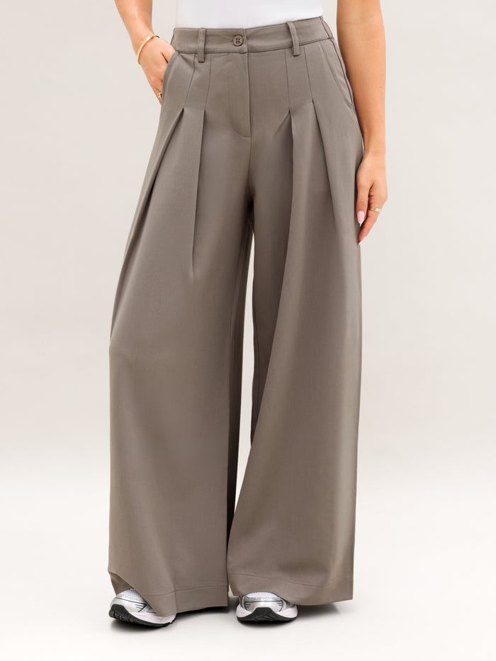 Blakely Basic Maßgeschneiderte Hose - Hellbraun