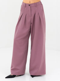Ali Pleated Trousers - Altrosa