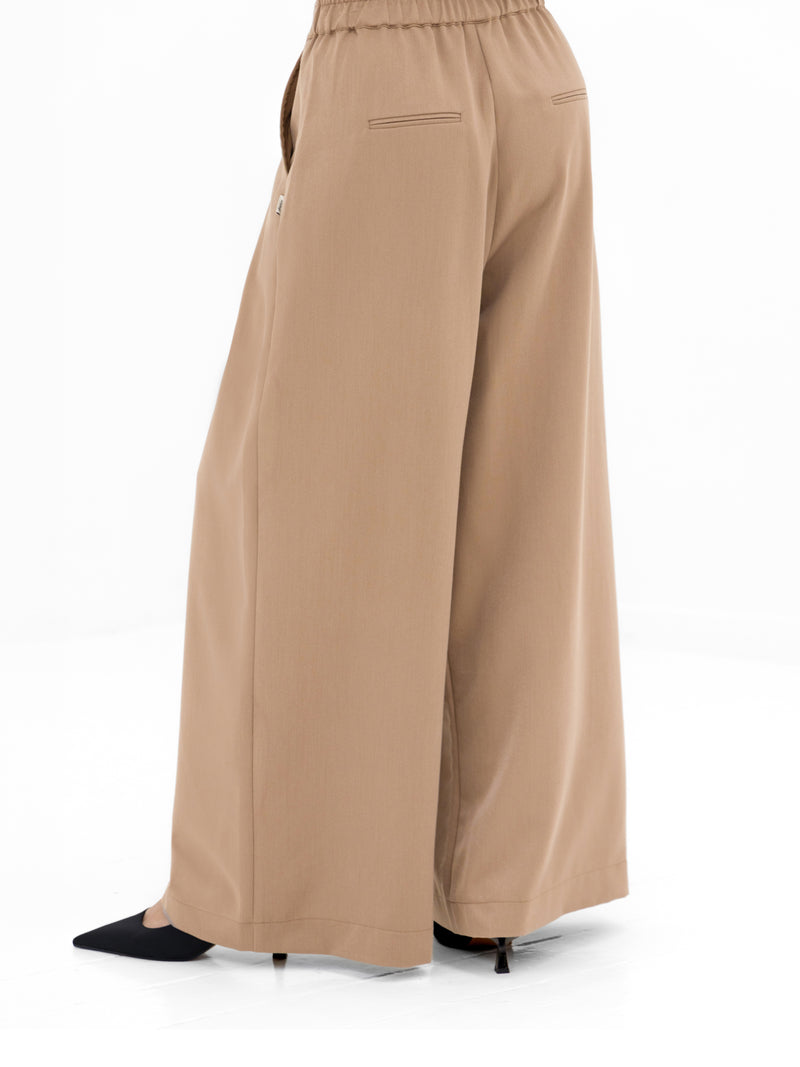 Ali Pleated Trousers - Bräunen