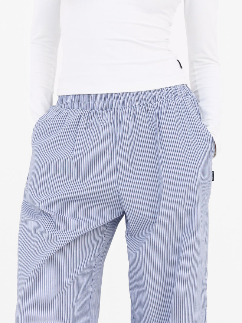 Noa Stripe Trousers - Navy Stripe