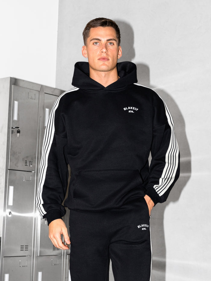 Zayd Relaxed Hoodie - Schwarz