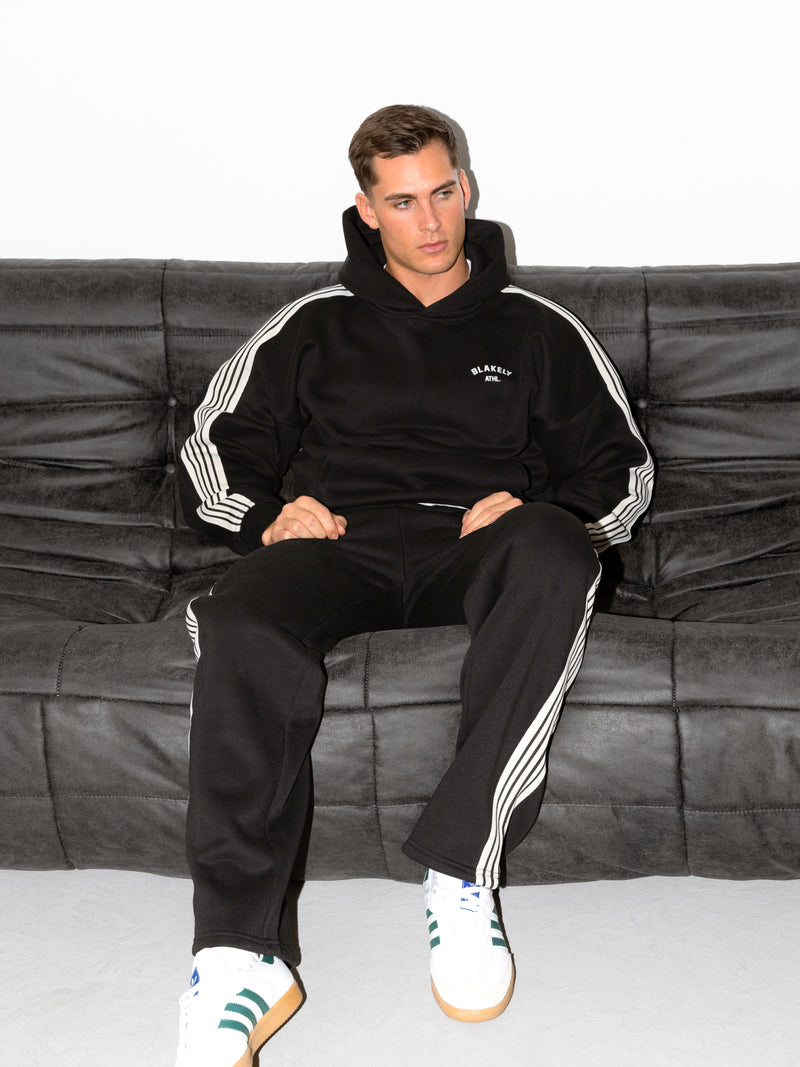 Zayd Relaxed Hoodie - Schwarz