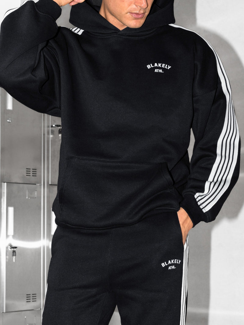 Zayd Relaxed Hoodie - Schwarz