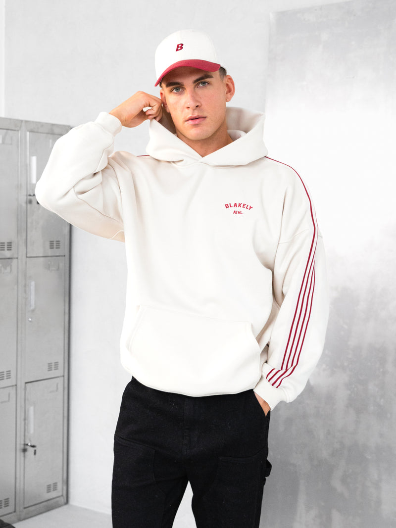 Zayd Relaxed Hoodie - Kreide