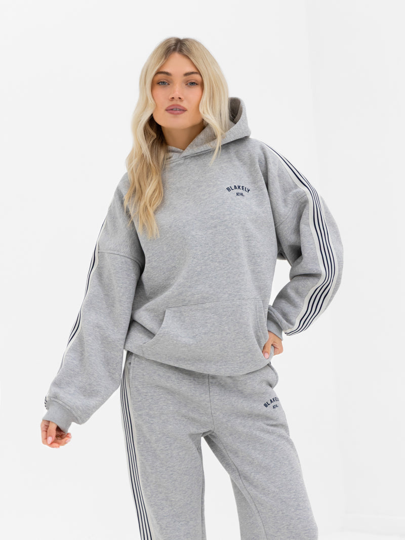 Immani Oversized Hoodie - Marl Grey