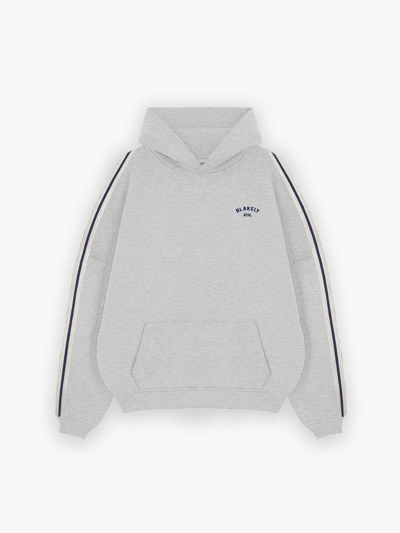 Zayd Relaxed Hoodie - Mergelgrau