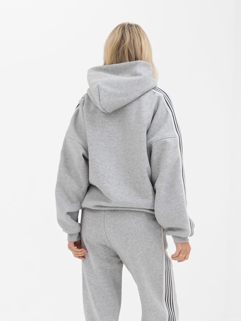Immani Oversized Hoodie - Marl Grey