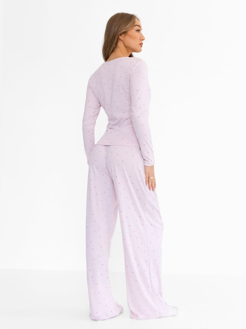 Avery Pointelle Long Sleeve Top - Herzmuster