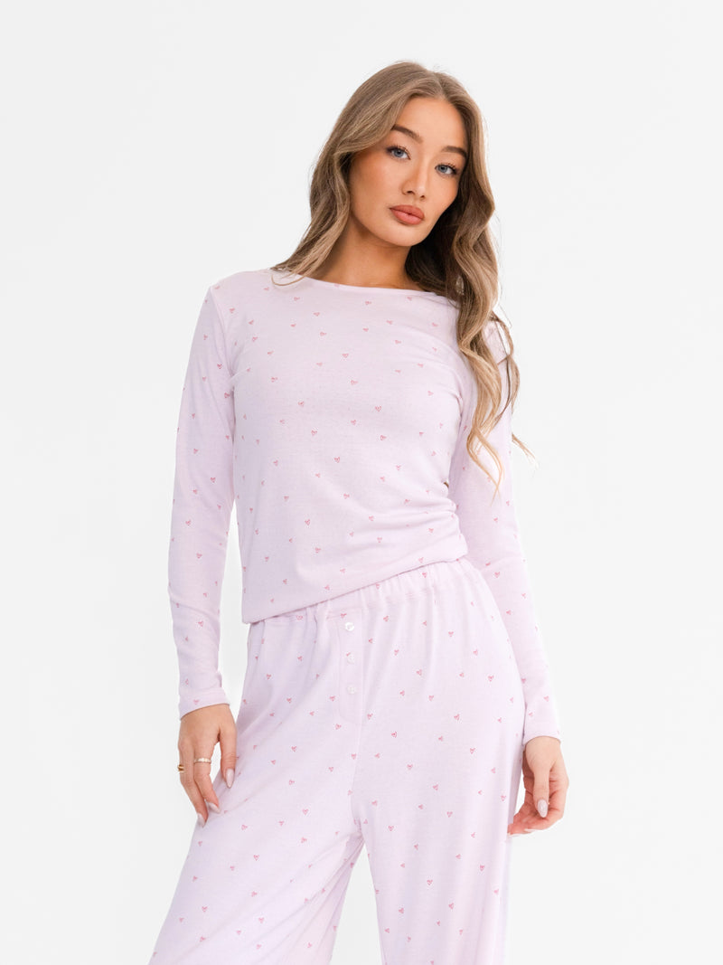 Avery Pointelle Long Sleeve Top - Herzmuster