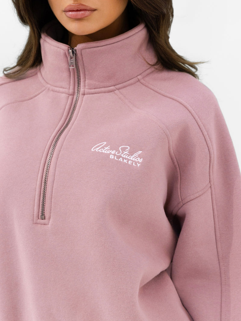 Addie 1/4 Zip Jumper - Altrosa