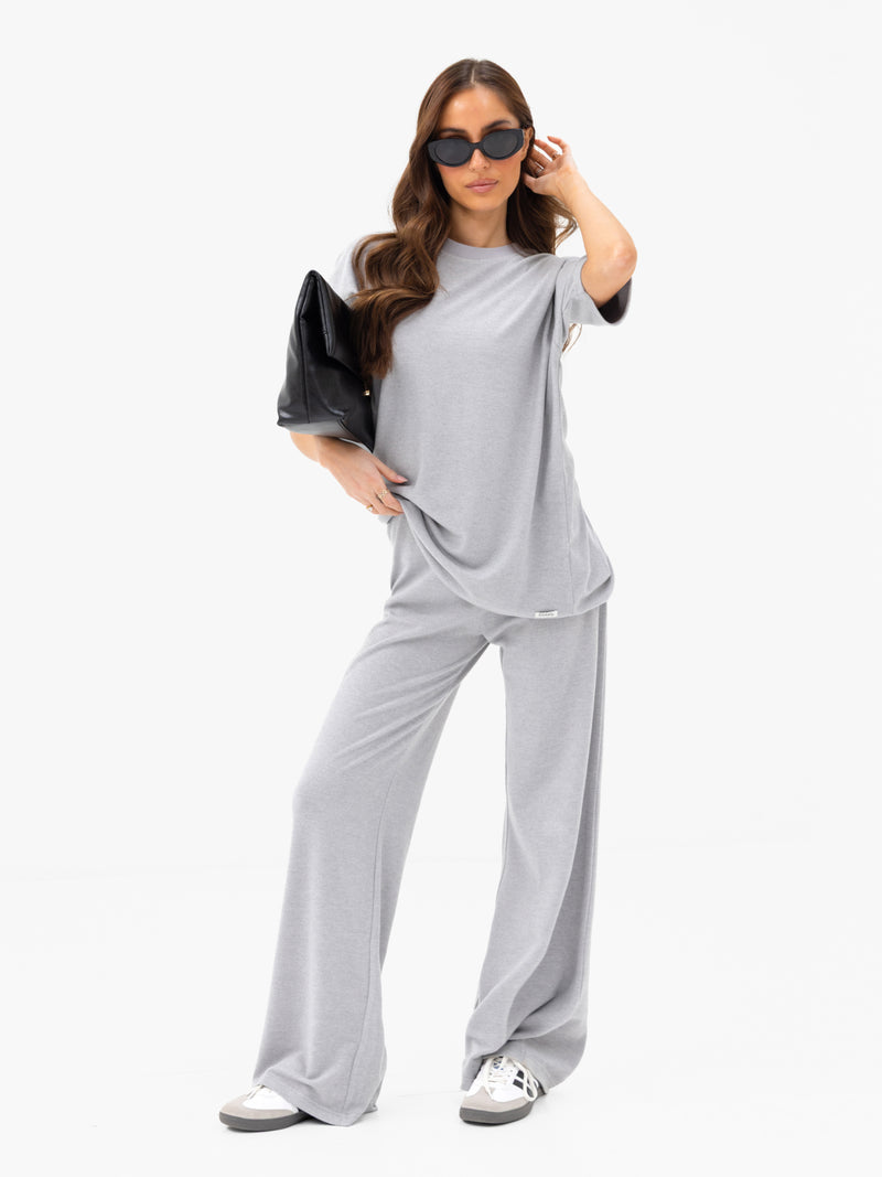 Nellie Oversized T-Shirt - Mid Grey