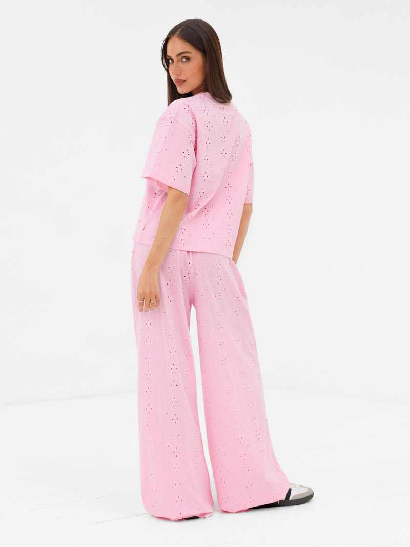 Amina Oversized T-Shirt - Pink