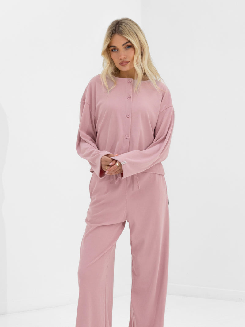 Alma Button Up Cardigan - Altrosa