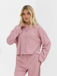 Alma Button Up Cardigan - Altrosa