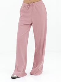 Alma Wide Leg Trousers - Altrosa